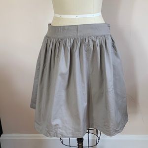 Taupe a line skirt with pockets